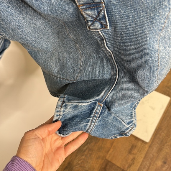 Madewell Denim Long-Sleeve Romper size XS - Picture 5 of 9